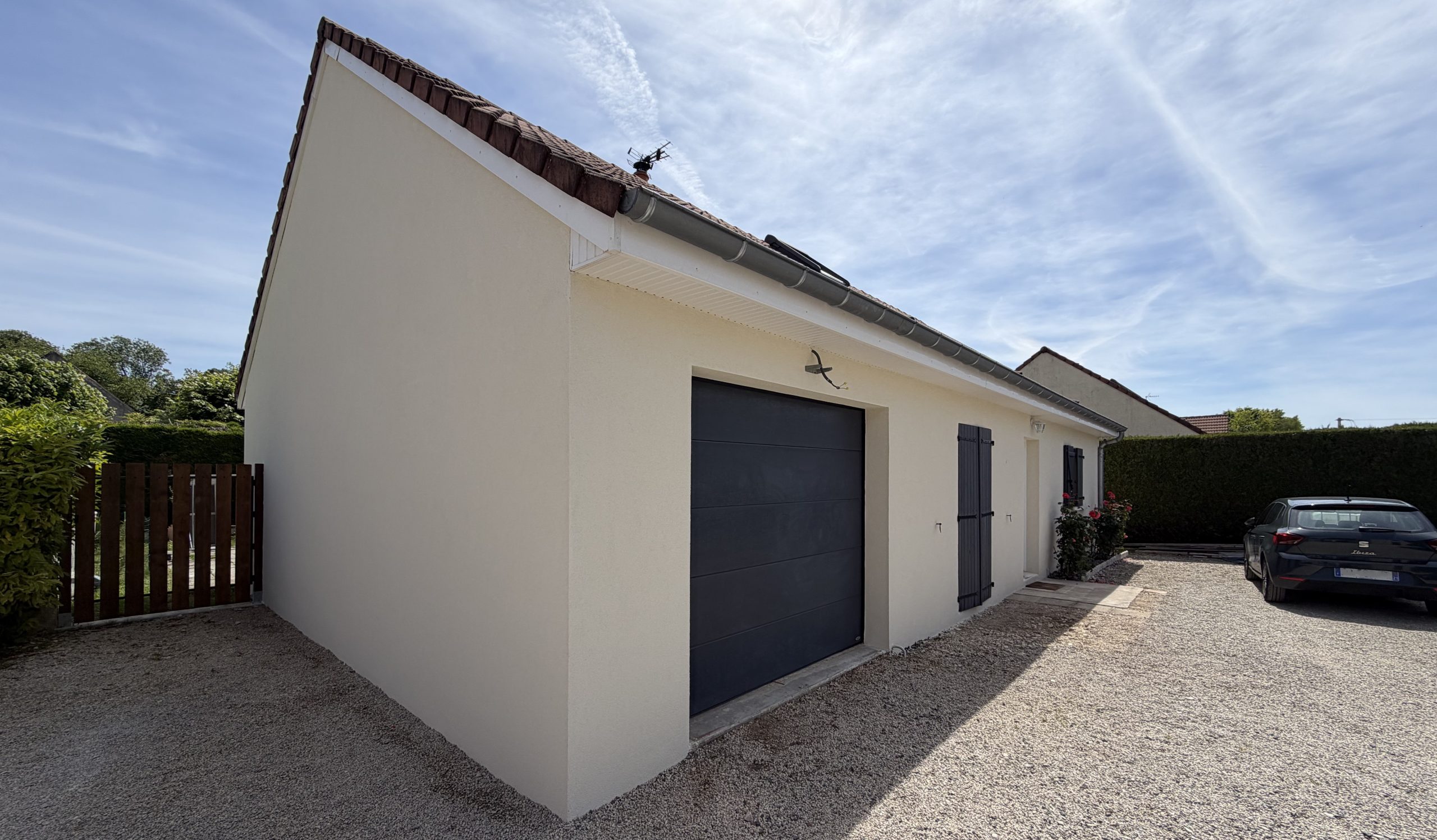 Ravalement de facade longecourt en plaine